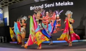 Malaysian traditional dance@2023 Taipei International Travel Fair, 2023.11.04