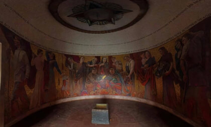 Interior of the Soviet War Memorial at Treptower Park, Berlin