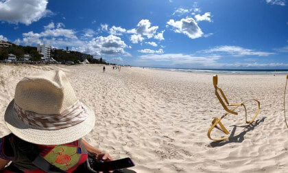 nugum dawn patrol Swell Sculptures Festival Qld Australia