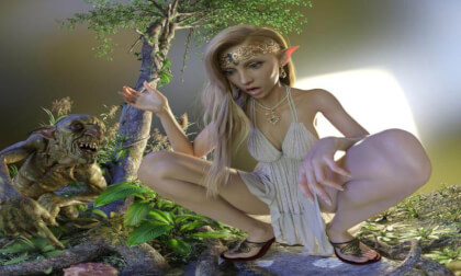 Elf that can advance mushrooms