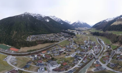 Panorma Medraz im Stubaital Tirol Austria