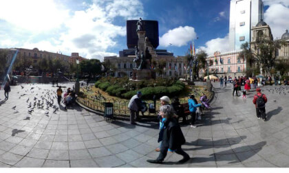 Plaza Murillo, Ciudad de  La Paz Bolivia