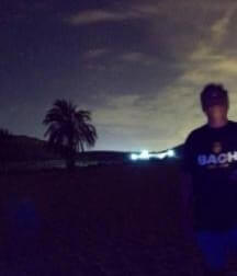 fotos nocturnas en VR360, playa de Percheles Murcia