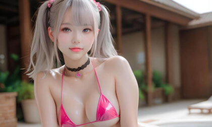 Japanese cute girl by AI