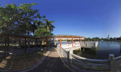 VR360 captures noon cycling