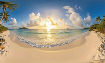 🏝️ Tropical Beach | 3D 360° Photo