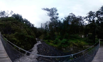 Puente Colgante Quincucirca de Sorata La Paz Bolivia