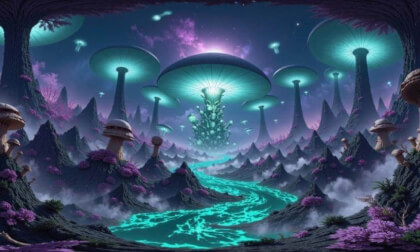 🪐 Alien Jungle Dreams | 3D 360° Sci-Fi Environment