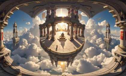 🏛️ Temple of the Sky | 3D 360° Fantasy Realm