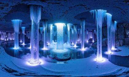 ❄️ Crystal Cavern | 3D 360° Frozen Fantasy