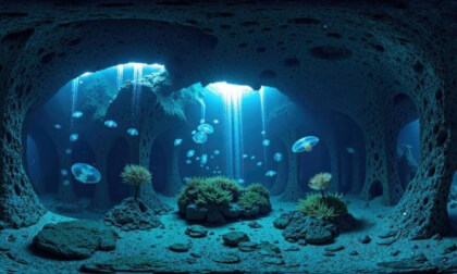 🌊 Luminous Depths | 3D 360° Underwater Cave