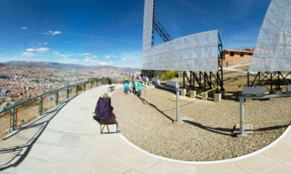 Ciudad de La paz Mirador Letrero de La Paz