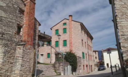 Revine historic center, Italy
