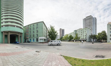 North Korea - Pyongyang, Yonggwang Street