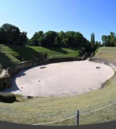Roman amphitheater in Trier, Germany, part 1