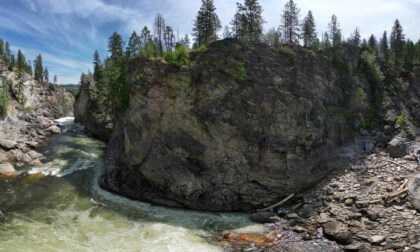 Rock Gorge, Rapids and Waterfalls 1