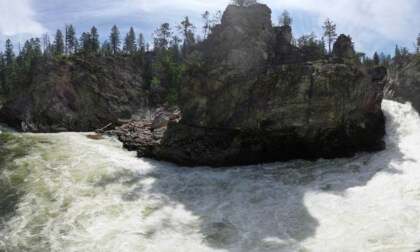 Rock Gorge, Rapids and a  waterfall