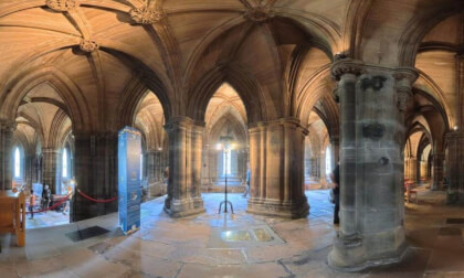 Glasgow Cathedral St Mungos Tomb lower chapel area