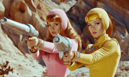 Retro Sci Fi Fashion 3D Portrait