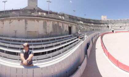 Inside Arles antic arena