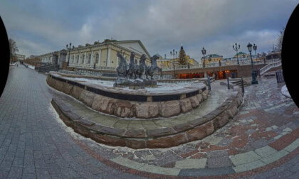 Christmas walk in the center of Moscow (4) VR Photo Christmas walk in the center of Moscow (4) VR