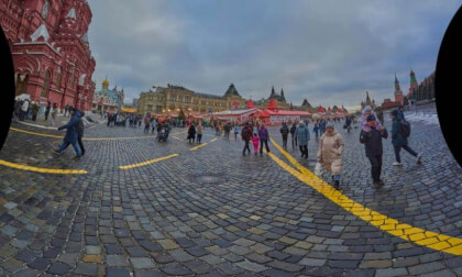 Christmas walk in the center of Moscow (5) VR Photo Christmas walk in the center of Moscow (5) VR