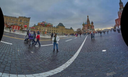 Christmas walk in the center of Moscow (6) VR Photo Christmas walk in the center of Moscow (6) VR
