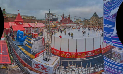 Christmas walk in the center of Moscow (8) VR Photo Christmas walk in the center of Moscow (8) VR