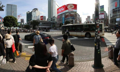 The Famous Shibuya Crossing Spot