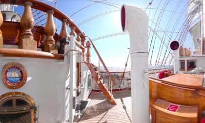 #Belem facing engine room