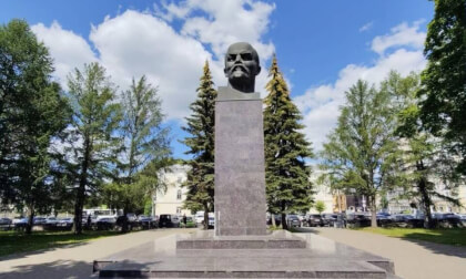 Monument to Lenin on the XX Party Congress Square