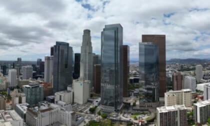 360 panorama in LA downtown