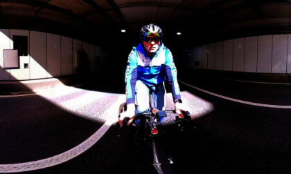 Moscow Baltic Tunnel by Bike - Bike Speed in the Tunnel