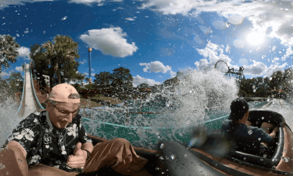 360° Stanley Falls Flume 360 Busch Gardens Tampa