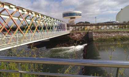 3D SPAIN Avilés, puente San Sebastián y museo