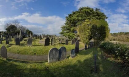 Church island cemetery, Menai Bridge, North Wales - 3D 360 panorama