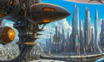 Sci-Fi concept art - AI generated
