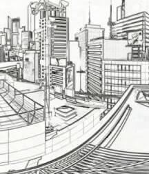 3D stereo 360 panorama drawing