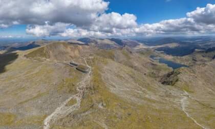 Top of Snowdon, North Wales, UK