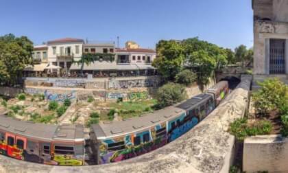 Old meets new in Athens, Greece