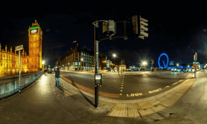 Big Ben. Nightview from Westminster Bridge