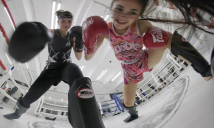 one second before the knockdown