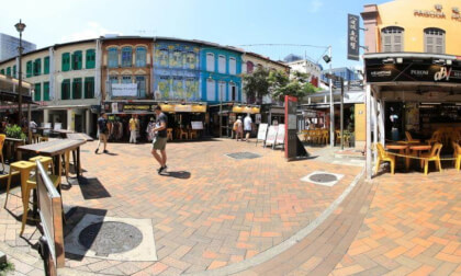 Chinatown Singapore crossroad random