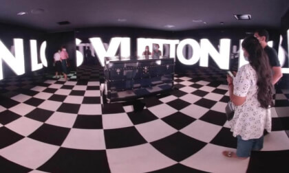 Singapore LV exhibition Storage BOX entrance