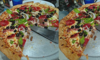 Pizza in Stereoscopic 3D