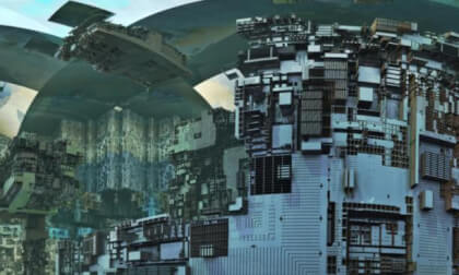Inside of the AI - fractal panorama - NO AI