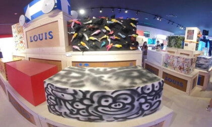 Singapore LV exhibition Storage BOX painting art 3