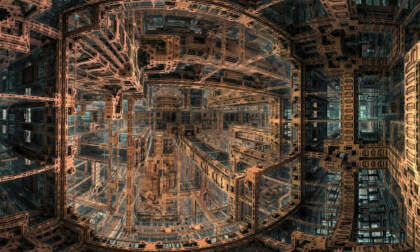 Construction on an insane scale - fractal panorama - NO AI